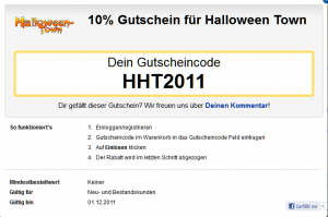 Anzeige einzelner Gutschein