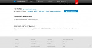 Photoshop Express Freunde