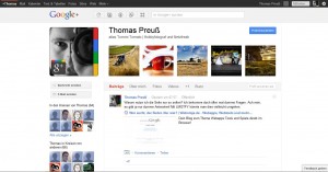 Das Google+ Profil
