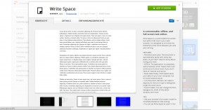 write space Chrome app Write Space für Google Chrome im App Store