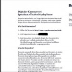 Reposito Digitaler Kassenzettel