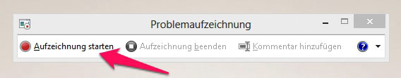 Schrittaufzeichnung Aufzeichnung starten Schrittaufzeichnung Aufzeichnung starten