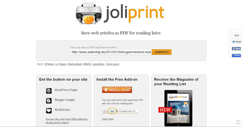 Joliprint - PDF und Print Service