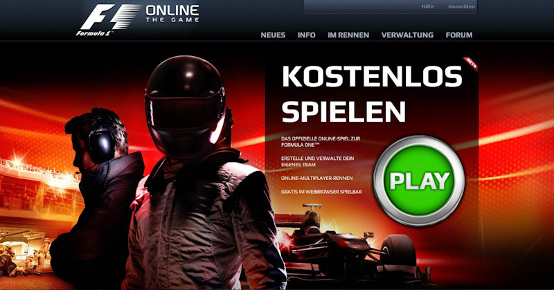Formula 1 Online the Game – die Formel eins im Browser
