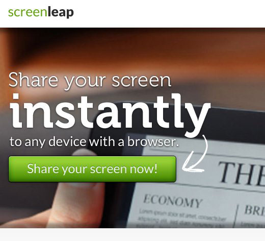 Screenleap – Bildschirm teilen über den Browser