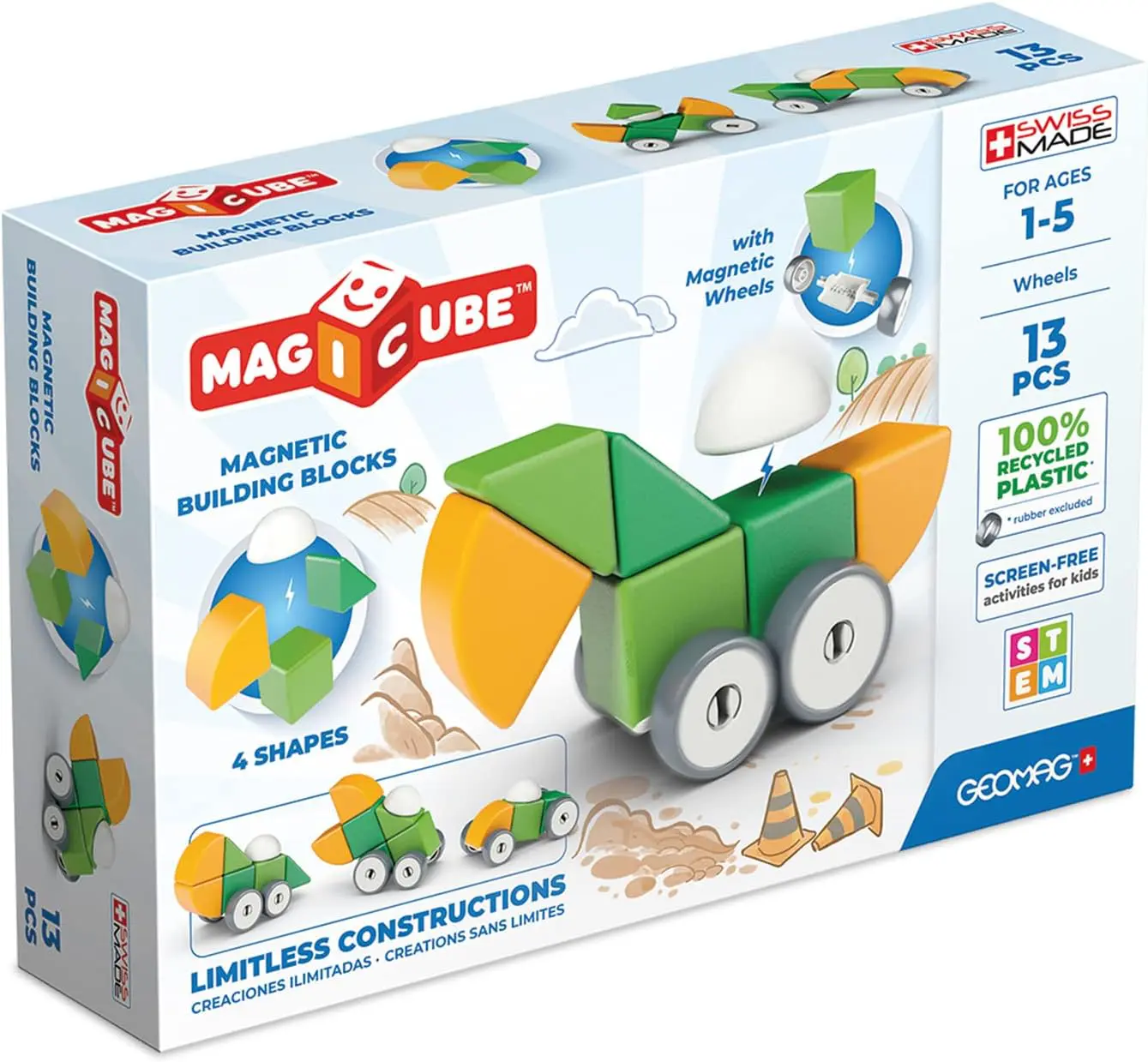 [Sponsored Post] Entdeckungsreise im Kinderzimmer: Mein Neffe und die Geomag Magicubes Magnet Bausteine